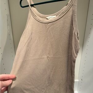 Beige Women's Tank Top